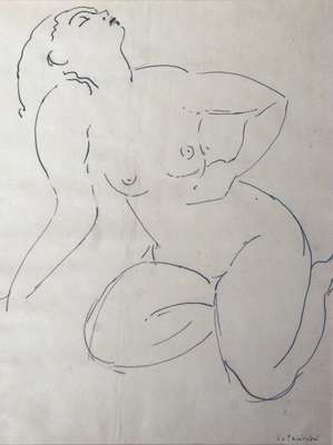 Nude woman - Colacicchi Caetani Giovanni